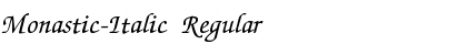 Download Monastic-Italic Font Download Monastic-Italic Font