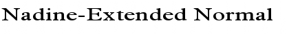 Nadine-Extended Normal Font