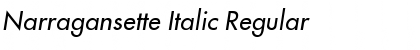 Download Narragansette Italic Font Download Narragansette Italic Font