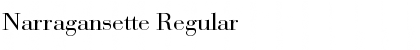 Download Narragansette Font Download Narragansette Font