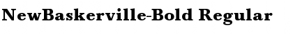 NewBaskerville-Bold Regular Font