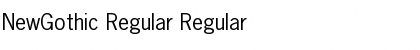 Download NewGothic Regular Font
