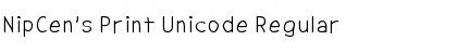 NipCen's Print Unicode Regular Font