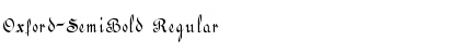 Oxford-SemiBold Regular Font