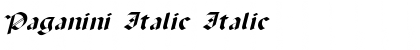 Paganini Italic Font