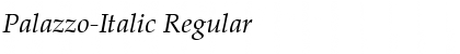 Download Palazzo-Italic Font Download Palazzo-Italic Font