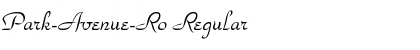 Park-Avenue-Ro Regular Font