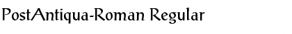 Download PostAntiqua-Roman Font Download PostAntiqua-Roman Font