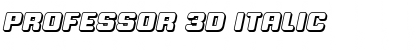 Professor 3D Font