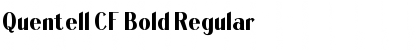 Quentell CF Bold Regular Font