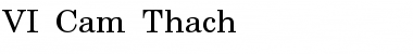 VI Cam Thach Normal Font