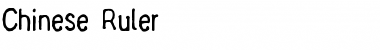Download Chinese Ruler Font Download Chinese Ruler Font