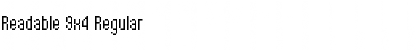 Download Readable 9x4 Font Download Readable 9x4 Font