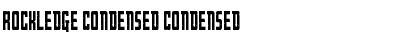Rockledge Condensed Condensed Font