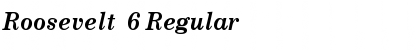 Download Roosevelt 6 Font Download Roosevelt 6 Font