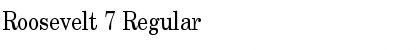 Download Roosevelt 7 Font Download Roosevelt 7 Font
