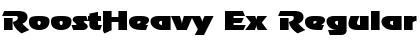 Download RoostHeavy Ex Font Download RoostHeavy Ex Font