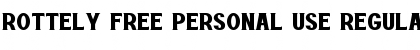 Download Rottely Free Personal Use Font Download Rottely Free Personal Use Font