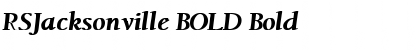 Download RSJacksonville BOLD Font