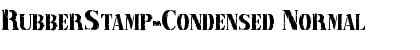 Download RubberStamp-Condensed Font