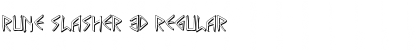 Download Rune Slasher 3D Font