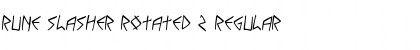 Download Rune Slasher Rotated 2 Font