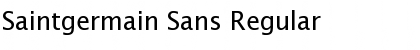 Download Saintgermain Sans Font