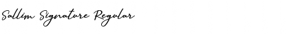 Download Sallim Signature Font