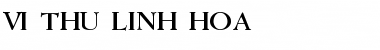 VI Thu Linh Hoa Normal Font