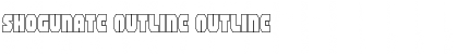 Shogunate Outline Outline Font