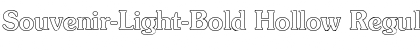 Souvenir-Light-Bold Hollow Regular Font