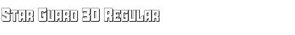 Star Guard 3D Regular Font