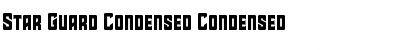 Star Guard Condensed Font