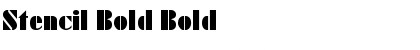 Download Stencil Bold Font
