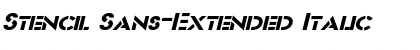 Download Stencil Sans-Extended Font