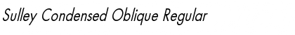 Sulley Condensed Oblique Regular Font