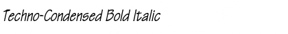 Techno-Condensed Font