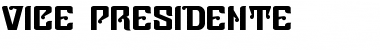 Download Vice Presidente Font