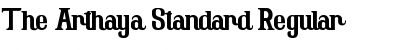 The Arthaya Standard Regular Font