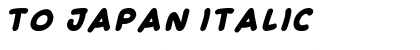 To Japan Font