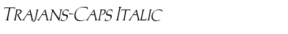 Trajans-Caps Italic