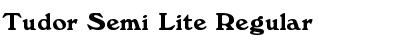 Download Tudor Semi Lite Font
