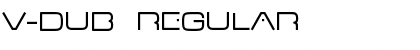 V-Dub Regular Font