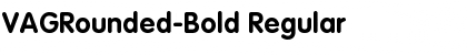 VAGRounded-Bold Regular