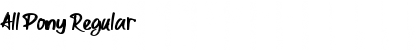 Download All Pony Font
