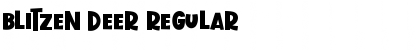 Download Blitzen Deer Font