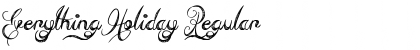 Download Everything Holiday Font Download Everything Holiday Font