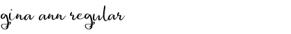 Download Gina Ann Font