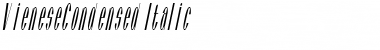 VieneseCondensed Italic