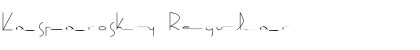 Download Kasparosky Font